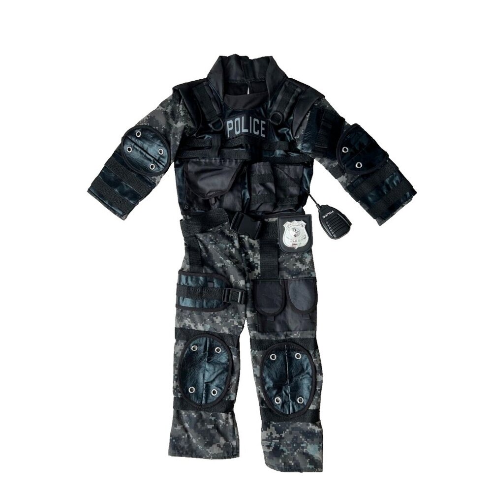 Halloween Boys Camo Police Suit ( 4 yrs  )